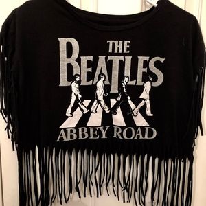 Vintage Beatles Crop Top